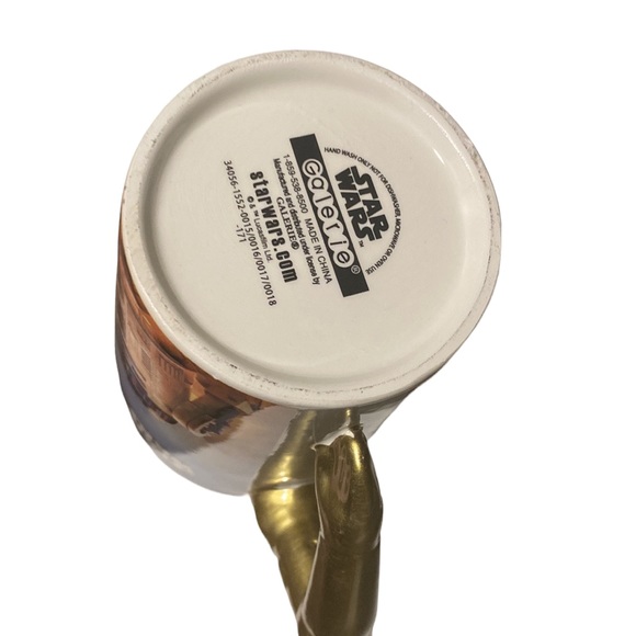 NWOT Galerie Star Wars C-3PO / R2-D2 Coffee Coca Mug Cup - Picture 6 of 7